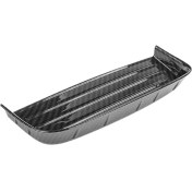 Resim Passing Karbon Fiber Para Tepsisi Saklama Kutusu Ped Paneli Kapak Trim Etiket Ford Mustang 2015+ Için Iç Aksesuar Araba Styling (Yurt Dışından) 