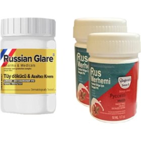 Resim Olegovich Medicine Tüy Dökücü Azaltıcı Merhem 50 ml 1 Adet + Genital Bölge Merhemi 