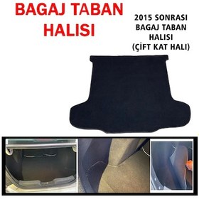 Resim Egea 2015 Sonrası Araca Uyumlu Bagaj Taban Halısı 