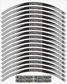 Resim Cf Moto 250 Nk Jant Şeridi Gri 508813322 
