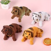 Resim Başını Sallayan Köpek Heykeli, Beyaz, Sarı, Açık Kahverengi Seçenekleri, Yavru Köpek Oyuncakları, Araba İç Aksesuarları, Anneler Günü, Babalar Günü, Noel, Doğum Günü Partileri için Mükemmel Hediye 