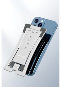 Resim Gld-spt- Konfulon Cm23 Ayarlanabilir Katlanabilir Masaüstü Telefon Tutucu - Gümüş 