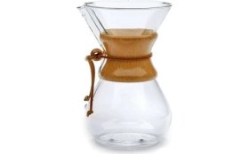 Resim Black Goat Borosilikat Cam (*Chemex) 800 Ml (6 Cup) - Kahve Demleme Sürahisi 