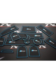 Resim Audi Q7 (2006-2012) Dk Tuning Audi Q7 2010-2015 Araç Içi Silikon Kaymaz Ped Kaplama Seti 