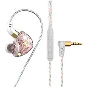 Resim Lasonstiges Pembe Qkz Sk8 Kablolu Kulaklık Hıfı Dinamik Stereo Ağır Bas 3.5mm Aux Kulak İçi Monitör Kulaklık Oyunu Spor Müzik Kulaklık Mıc İle 