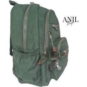 Resim Krinkıl Haki Kumaş Suya Dayanıklı Klinkır Sırt Çantası/laptop Haki 