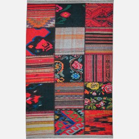 Resim Concepta Capella 23 Dijital Baskılı Saçaklı Kilim 120x180 cm 