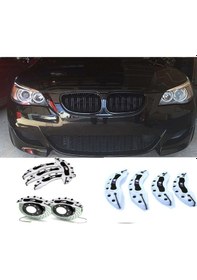 Resim Bmw E60 ///m Beyaz 17-18-19-20 Janta Uyumlu 4.lü Kaliper Kapagı 