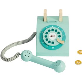 Resim Classic World Ahşap Oyuncak Telefon - 3 YAŞ VE ÜZERİ 