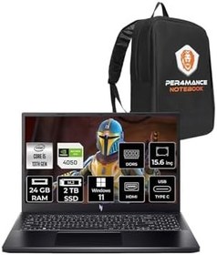 Resim ACER Nitro V15 i5-13420H 24GB 2TB SSD RTX4050/6GB 15.6'' FHD 144Hz W11P & PER4 ÇANTA 