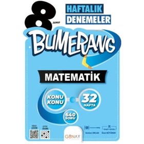 Resim Bumerang Lgs 8. Sınıf 32 Lik Haftalık Matematik Denemeleri 