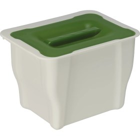 Resim Pelikan Joker Çok Amaçlı Mutfak Çöp Kovası Yüksek Kalite Plastik 5 Litre-Açık Gri 