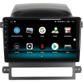 Resim Chevrolet Captiva Android Multimedya Sistemi Üst Panel (2006-2011) 2 GB Ram 32 GB Hafıza 8 Çekirdek İphone CarPlay Android Auto Navigatör 