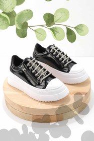 Resim Bambi Siyah Kadın Sneaker K01763089708 