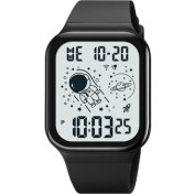 Resim Hanyang Renk 3 Skmeı Yeni Yaratıcı Astronot Arama Takvimi Kronometre Arka Işık Ekran Kol Saatleri Erkek 5bar Su Geçirmez Izle Reloj Hombre (Yurt Dışından) 