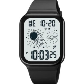 Resim Hanyang Renk 3 Skmeı Yeni Yaratıcı Astronot Arama Takvimi Kronometre Arka Işık Ekran Kol Saatleri Erkek 5bar Su Geçirmez Izle Reloj Hombre (Yurt Dışından) 