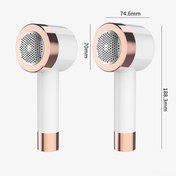 Resim Aubyhe Beyaz Usb Şarjlı Kumaş Tüy Temizleyici - İki Fonksiyonlu Tüy Kesici Ve Yapışkan Tüy Çıkarıcı 