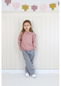 Resim Miababy Gri Çizgili Pantolon 6119 