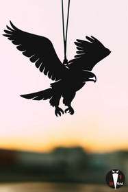 Resim Oyunzu Araba Süsü Metal Uçan Kartal Motif Dikiz Aynası Süsü Hediyelik 