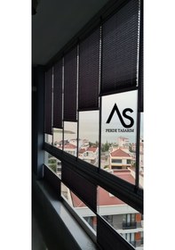 Resim As Perde Cam Balkon Perdesi Plise 14 Farklı Renk Plise 