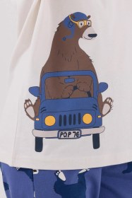Resim Rolypoly Erkek Çocuk Uzun Kol Pijama Takım Taş-1734 Taş 