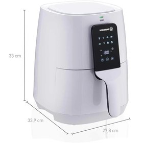 Resim Korkmaz A886 Air Pro 4 L Airfryer Yağsız Fritöz 