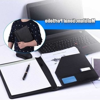 Pazly A4 Boyutlu Çok Amaçlı Pu Deri Klasör, Siyah, Hafif, Dayanıklı Piston 2 Portföyü Piston 2