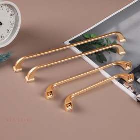 Resim Red Level Defne Mat Altın 192 mm Metal Kulp 