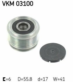 Resim SKF VKM03100 | Alternatör Kasnağı (VW Golf IV-Golf V-Bora-Jetta-Polo 1.9 TDI-Crafter 2.5 TDI) 