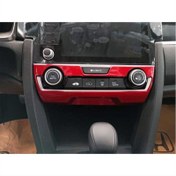 Resim Honda Civic Fc5 2016-2020 Klima Panel Kaplama - Kırmızı 