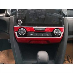 Resim Honda Civic Fc5 2016-2020 Klima Panel Kaplama - Kırmızı 
