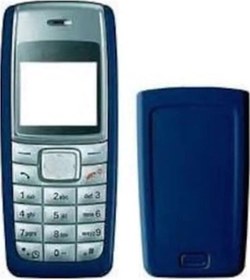 Resim Nokia 1110 kapak ve tuş takımlı mavi renk 