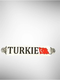 Resim OTO SÜSLEN İSTANBUL PVC Vantuzlu Arma Turkiye 