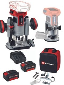 Resim Einhell TP-RO 18 Set Li BL 2x4.0ah Akülü Kömürsüz Freze 