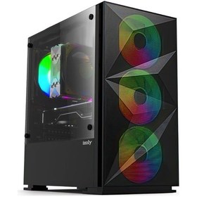 Resim Izoly ST02595 R5-3600 16 GB 512 GB M.2 NVMe RX550 4 GB Free Dos Masaüstü Oyuncu Bilgisayarı 