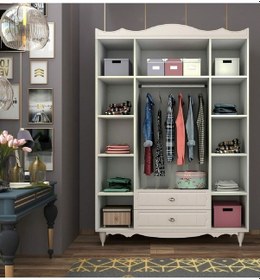 Resim Rabi Mobilya Cansu Country 4 Kapak 2 Çekmeceli Gardırop 