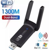 Resim Ac1300 Mbps Dual Band Usb 3.0 Adaptör Kablosuz Wifi Alıcı 