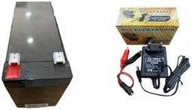 Resim Dolu Uyumlu Araba Çocuk Akülü Araç Oyuncak 12 Volt 7 Amper Akü 12v 7ah 20hr Aküsü + Şarj Cihazı 1a 