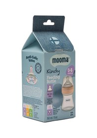 Resim Mooma Kindy Biberon 150 Ml 0-6 Ay Yavaş Akış Gül Kurusu 4 Adet 