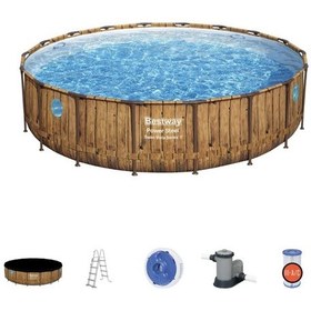 Resim Yuvarlak Prefabrik Havuz 549x122cm 56977 Çok Renkli 