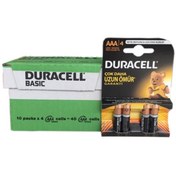 Resim Duracell Aaa 40 Adet 4lü Ince Pil 