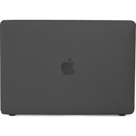 Resim Macbook Uyumlu Korumalı Kılıf Pro 14 A2442/a2779 Air 13 M2 - Mat Siyah Düz Tasarım Dayanıklı Ve Kullanıması Kolay Kapaklı Kılıf Kapaklı Kılıf 