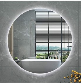 Resim Toprak dekor 80cm Ledli Banyo Aynası Beyaz Led 