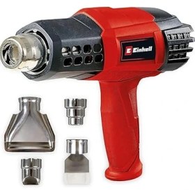 Resim Sıcak Hava Tabancası Te-Ha 2000 E (2.000 W, 3 Sıcaklık Seviyesi: 50-550°C, Hava Debisi Anahtarı, Soğuk Hava Modu, Kapsamlı Başlık Aksesuarları Dahil) - 4520195 