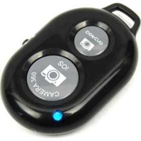 Resim Kablosuz Bluetooth Uzaktan Kumanda, Tüm Telefonlara Uyumlu, Kolay Çekim Siyah 