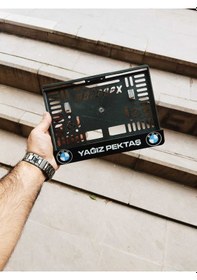 Resim Motorsiklet Plakalık Lazer Kesim Pleksi Bmw Plakalık Kişiye Özel Plakalık Uyumlu 