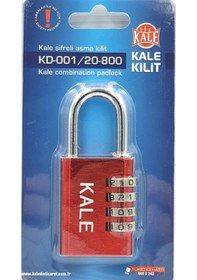 Resim Kale Şifreli Asma Kilit Kd-001/20-800 4 Basamaklı - 6'lı Paket 