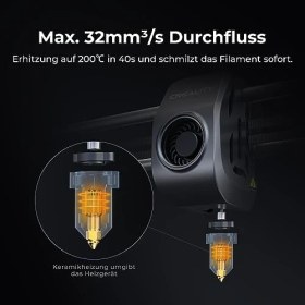 Resim Creality K1 Max 3D Yazıcı, Red Dot Ödülleri Sahibi, 600 Mm/s, Otomatik Seviyelendirme, Çift Soğutma, Akıllı Aı Işlevi, Kullanıma Hazır, Büyük Baskı Boyutu 300X300X300 mm 