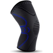 Resim Wezone Esnek Silikon Dizlik - Koşu, Bisiklet Ve Yoga İçin Nefes Alabilen Diz Koruyucu Mavi 