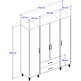 Resim Paris Gardırop - Atlas Çam 